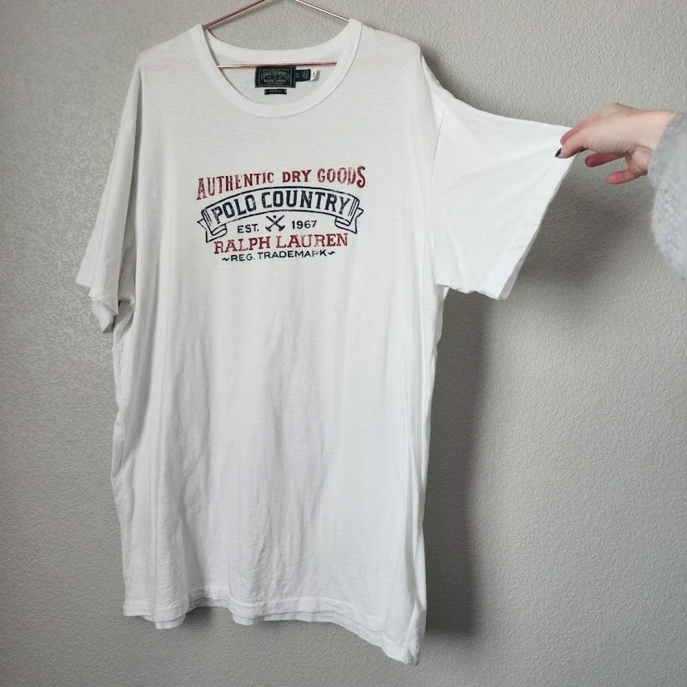 POLO RALPH LAUREN Polo Country Cotton Graphic tee Mens XLT